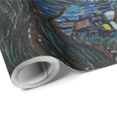 Vincent van Gogh, Sterrennacht Cadeaupapier (Rol Hoek)