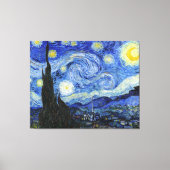 Vincent Van Gogh Sterrennacht Canvas Afdruk (Voorkant)