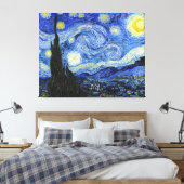 Vincent Van Gogh Sterrennacht Canvas Afdruk (Insitu (Slaapkamer))