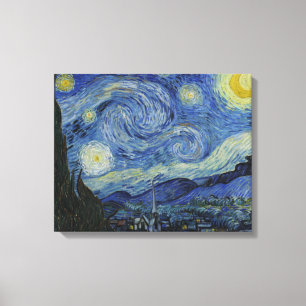 Vincent van Gogh - Sterrennacht Canvas Afdruk