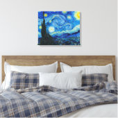 Vincent Van Gogh - Sterrennacht Canvas Afdruk (Insitu (Slaapkamer))