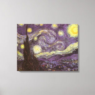 Vincent van Gogh - Sterrennacht Canvas Afdruk