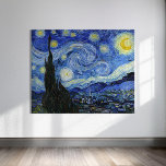 Vincent Van Gogh Sterrennacht Canvas Afdruk<br><div class="desc">Grote canvasprint van Vincent van Gogh Sterrennacht  landschapsschilderkunst.</div>