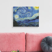 Vincent van Gogh - Sterrennacht Canvas Afdruk (Insitu (Woonkamer))