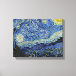 Vincent van Gogh - Sterrennacht Canvas Afdruk
