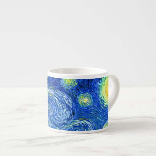 vincent van gogh sterrennacht espresso kop (Voorkant rechts)