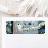 Vincent van Gogh, Sterrennacht Etiket (Insitu)