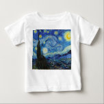 Vincent Van Gogh Sterrennacht  Fine Art<br><div class="desc">Vincent Van Gogh Sterrennacht  Fine Art Baby T-Shirt</div>
