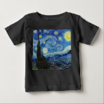 Vincent Van Gogh Sterrennacht  Fine Art<br><div class="desc">Vincent Van Gogh Sterrennacht  Fine Art Baby T-Shirt</div>