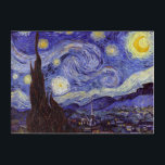 Vincent Van Gogh Sterrennacht  Fine Art Acryl Muurkunst<br><div class="desc">Vincent van Gogh Sterrennacht Fine Art Painting Sterrennacht is een schilderij van de Nederlandse postpressionist Vincent van Gogh. De blauwe nachtelijke hemel is gevuld met ronddraaiende wolken, sterren en een heldere halve maan. De Sterrennacht is de enige nocturne in de reeks uitzichten uit zijn slaapkamerraam. Beweging: Post-Impressionisme. Prachtige artistieke decoratieve...</div>