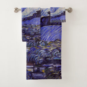 Vincent Van Gogh Sterrennacht Fine Art Bad Handdoek