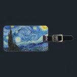 Vincent Van Gogh Sterrennacht  Fine Art Bagagelabel<br><div class="desc">Vincent Van Gogh Sterrennacht  Fine Art Bagagelabel</div>