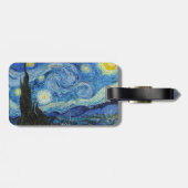 Vincent Van Gogh Sterrennacht  Fine Art Bagagelabel (Achterkant horizontaal)
