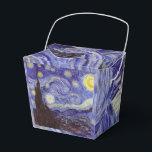 Vincent Van Gogh Sterrennacht  Fine Art Bedankdoosjes<br><div class="desc">Vincent van Gogh Sterrennacht Fine Art Painting Sterrennacht is een schilderij van de Nederlandse postpressionist Vincent van Gogh. De blauwe nachtelijke hemel is gevuld met ronddraaiende wolken, sterren en een heldere halve maan. De Sterrennacht is de enige nocturne in de reeks uitzichten uit zijn slaapkamerraam. Beweging: Post-Impressionisme. Prachtige artistieke decoratieve...</div>