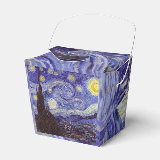 Vincent Van Gogh Sterrennacht Fine Art Bedankdoosjes (Voorkant Zijde)