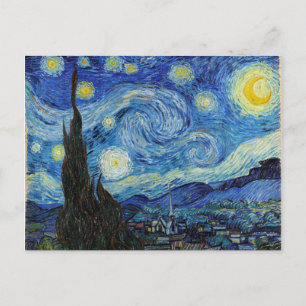 Vincent Van Gogh Sterrennacht  Fine Art Briefkaart