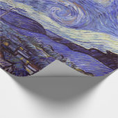 Vincent Van Gogh Sterrennacht  Fine Art Cadeaupapier (Hoek)