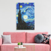 Vincent Van Gogh Sterrennacht  Fine Art Canvas Afdruk (Insitu (Woonkamer))