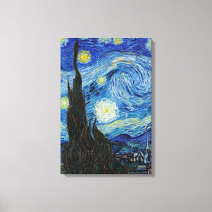 Vincent Van Gogh Sterrennacht Fine Art Canvas Afdruk