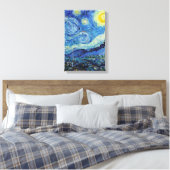 Vincent Van Gogh Sterrennacht  Fine Art Canvas Afdruk (Insitu (Slaapkamer))