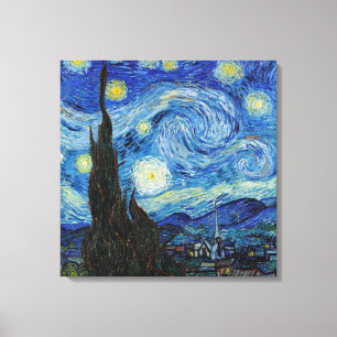 Vincent Van Gogh Sterrennacht Fine Art Canvas Afdruk