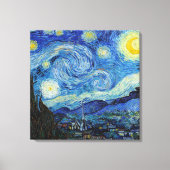 Vincent Van Gogh Sterrennacht  Fine Art Canvas Afdruk (Voorkant)