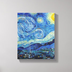 Vincent Van Gogh Sterrennacht Fine Art Canvas Afdruk