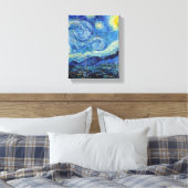 Vincent Van Gogh Sterrennacht  Fine Art Canvas Afdruk (Insitu (Slaapkamer))