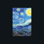Vincent Van Gogh Sterrennacht  Fine Art Canvas Afdruk<br><div class="desc">Vincent Van Gogh Sterrennacht  Fine Art Canvas afdrukken</div>