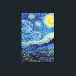 Vincent Van Gogh Sterrennacht  Fine Art Canvas Afdruk<br><div class="desc">Vincent Van Gogh Sterrennacht  Fine Art Canvas afdrukken</div>