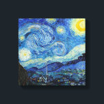 Vincent Van Gogh Sterrennacht  Fine Art Canvas Afdruk<br><div class="desc">Vincent Van Gogh Sterrennacht  Fine Art Canvas afdrukken</div>
