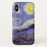 Vincent Van Gogh Sterrennacht  Fine Art Case-Mate iPhone Case<br><div class="desc">Vincent van Gogh Sterrennacht Fine Art Painting Sterrennacht is een schilderij van de Nederlandse postpressionist Vincent van Gogh. De blauwe nachtelijke hemel is gevuld met ronddraaiende wolken, sterren en een heldere halve maan. De Sterrennacht is de enige nocturne in de reeks uitzichten uit zijn slaapkamerraam. Beweging: Post-Impressionisme. Prachtige artistieke decoratieve...</div>