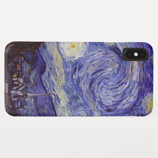 Vincent Van Gogh Sterrennacht  Fine Art Case-Mate iPhone Case (Achterkant (horizontaal))