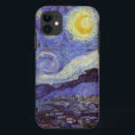 Vincent Van Gogh Sterrennacht  Fine Art Case-Mate iPhone Case<br><div class="desc">Vincent van Gogh Sterrennacht Fine Art Painting Sterrennacht is een schilderij van de Nederlandse postpressionist Vincent van Gogh. De blauwe nachtelijke hemel is gevuld met ronddraaiende wolken, sterren en een heldere halve maan. De Sterrennacht is de enige nocturne in de reeks uitzichten uit zijn slaapkamerraam. Beweging: Post-Impressionisme. Prachtige artistieke decoratieve...</div>