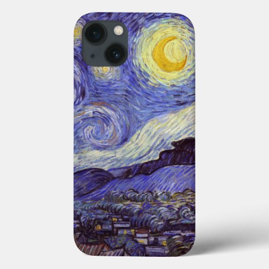 Vincent Van Gogh Sterrennacht  Fine Art Case-Mate iPhone Case (Achterkant)