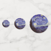 Vincent Van Gogh Sterrennacht  Fine Art Confetti (Voorkanten)