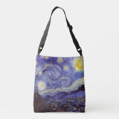 Vincent Van Gogh Sterrennacht Fine Art Crossbody Tas (Achterkant)