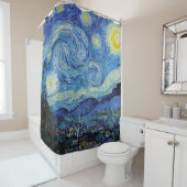 Vincent Van Gogh Sterrennacht  Fine Art Douchegordijn (In situ)