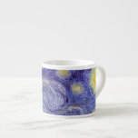Vincent Van Gogh Sterrennacht  Fine Art Espresso Kop<br><div class="desc">Vincent van Gogh Sterrennacht Fine Art Painting Sterrennacht is een schilderij van de Nederlandse postpressionist Vincent van Gogh. De blauwe nachtelijke hemel is gevuld met ronddraaiende wolken, sterren en een heldere halve maan. De Sterrennacht is de enige nocturne in de reeks uitzichten uit zijn slaapkamerraam. Beweging: Post-Impressionisme. Prachtige artistieke decoratieve...</div>