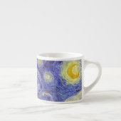 Vincent Van Gogh Sterrennacht Fine Art Espresso Kop (Rechts)
