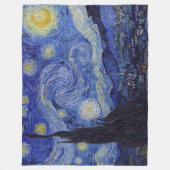 Vincent Van Gogh Sterrennacht Fine Art Fleece Deken (Voorkant)