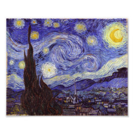 Vincent Van Gogh Sterrennacht  Fine Art Foto Afdruk