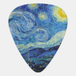 Vincent Van Gogh Sterrennacht  Fine Art Gitaar Plectrum<br><div class="desc">Vincent Van Gogh Sterrennacht  Fine Art Guitar Pick</div>