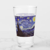 Vincent Van Gogh Sterrennacht  Fine Art Glas (Achterkant)