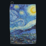 Vincent Van Gogh Sterrennacht  Fine Art Golfhanddoek<br><div class="desc">Vincent Van Gogh Sterrennacht  Fine Art Gold Towel</div>
