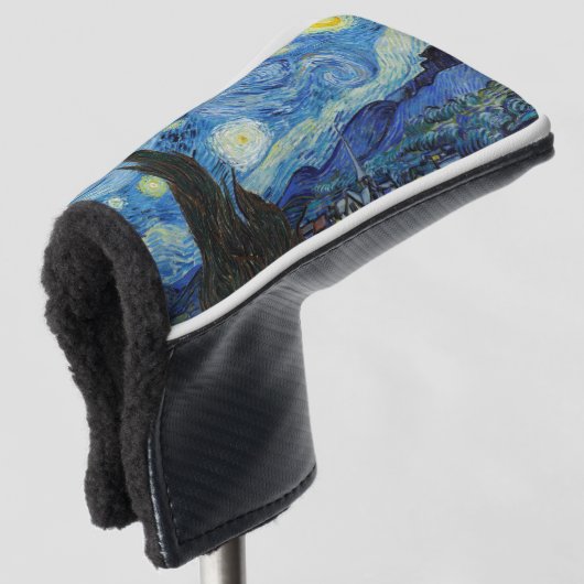 Vincent Van Gogh Sterrennacht Fine Art Golfheadcover (3/4 voorkant)