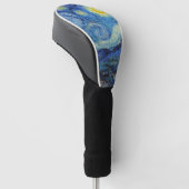 Vincent Van Gogh Sterrennacht  Fine Art Golfheadcover (Schuin)