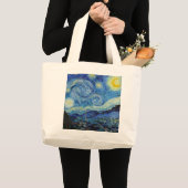Vincent Van Gogh Sterrennacht Fine Art Grote Tote Bag (Voorkant (product))