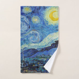 Vincent Van Gogh Sterrennacht Fine Art Handdoek