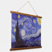 Vincent Van Gogh Sterrennacht  Fine Art Hangend Wandkleed (Gebogen)